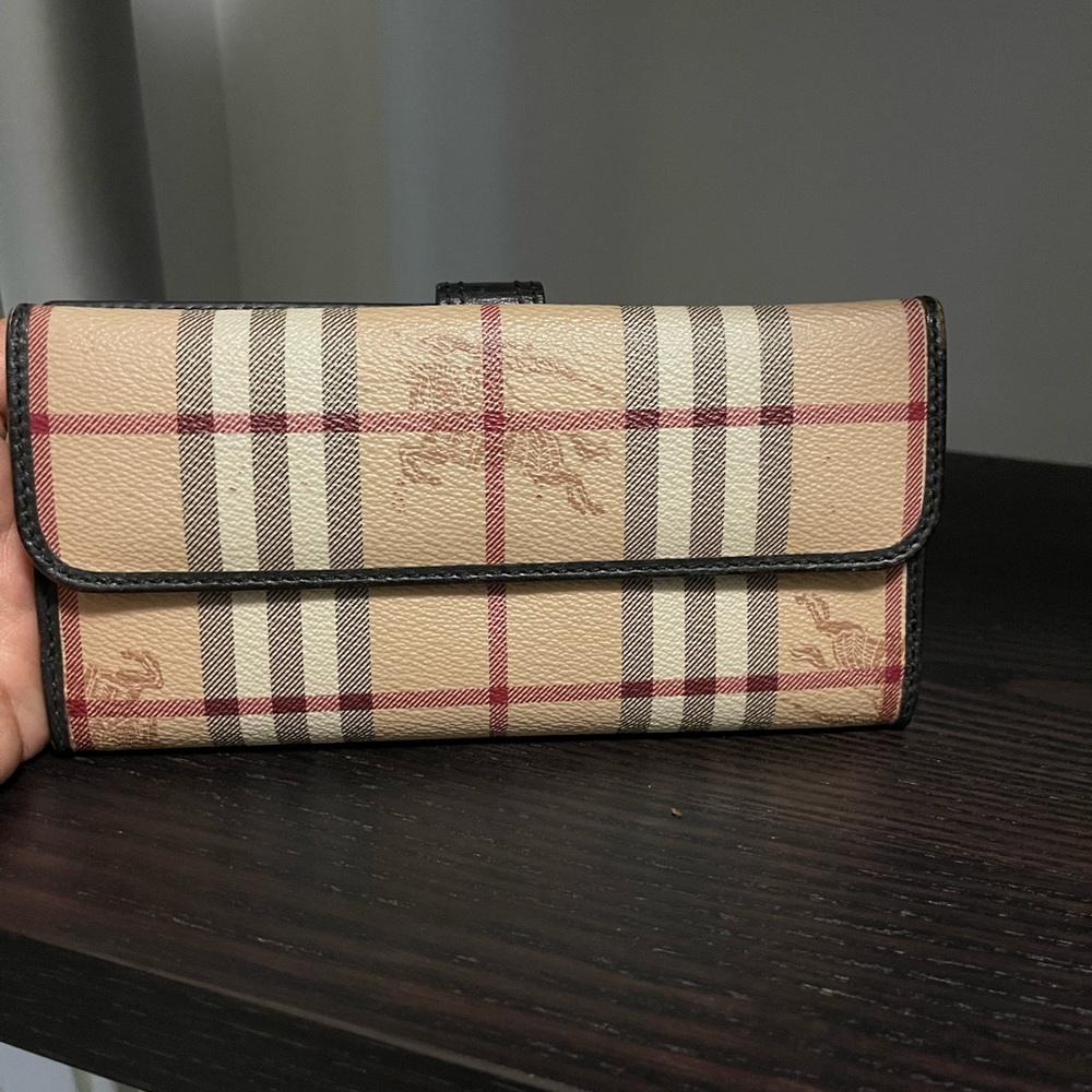 Authentic Burberry double wallet!